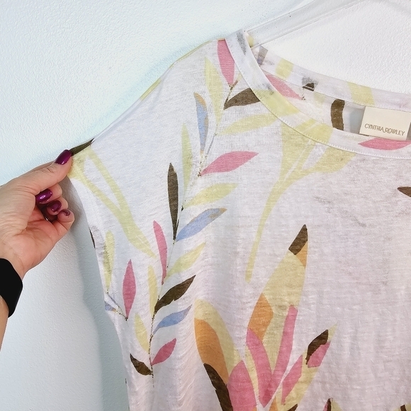 Cynthia Rowley Linen Top NWT - Picture 5 of 6